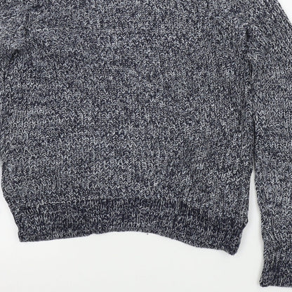 Womens UK Size XS H&M Blue Pullover Jumper