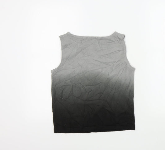 Womens UK Size M Nouveau Edition Grey Vest Jumper