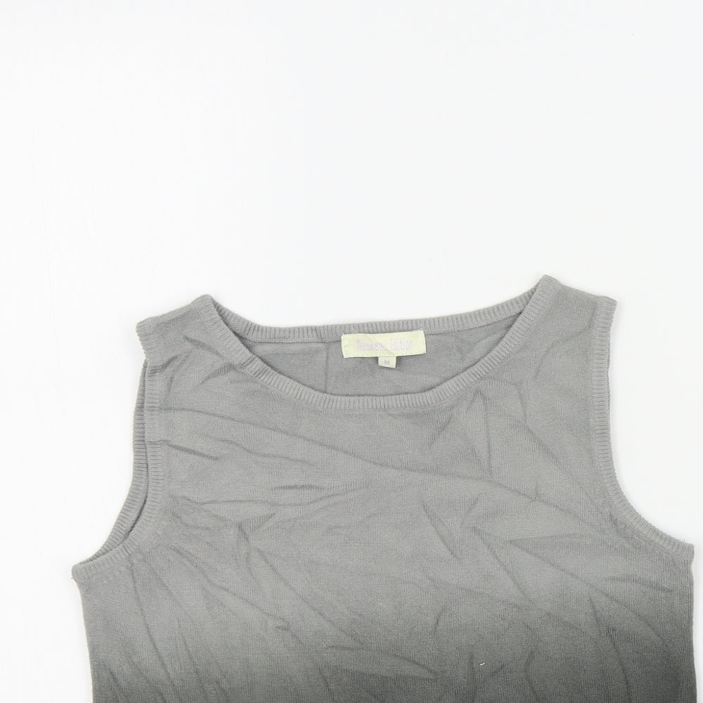 Womens UK Size M Nouveau Edition Grey Vest Jumper