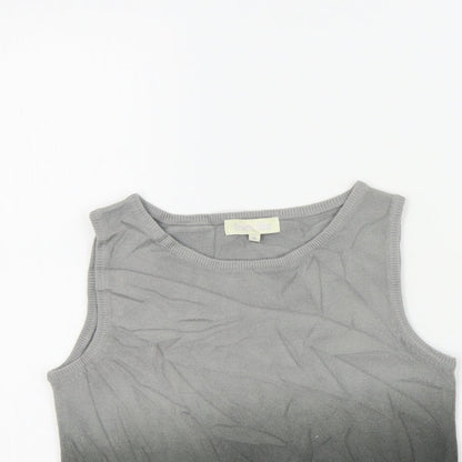 Womens UK Size M Nouveau Edition Grey Vest Jumper