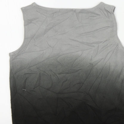 Womens UK Size M Nouveau Edition Grey Vest Jumper