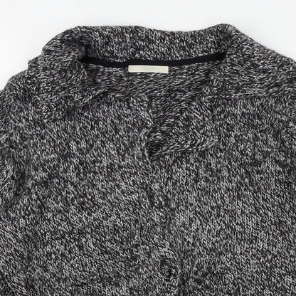 Womens UK Size 16 M&S Black Cardigan Jumper
