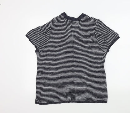 Womens UK Size 14 NEXT Blue Basic T-Shirt