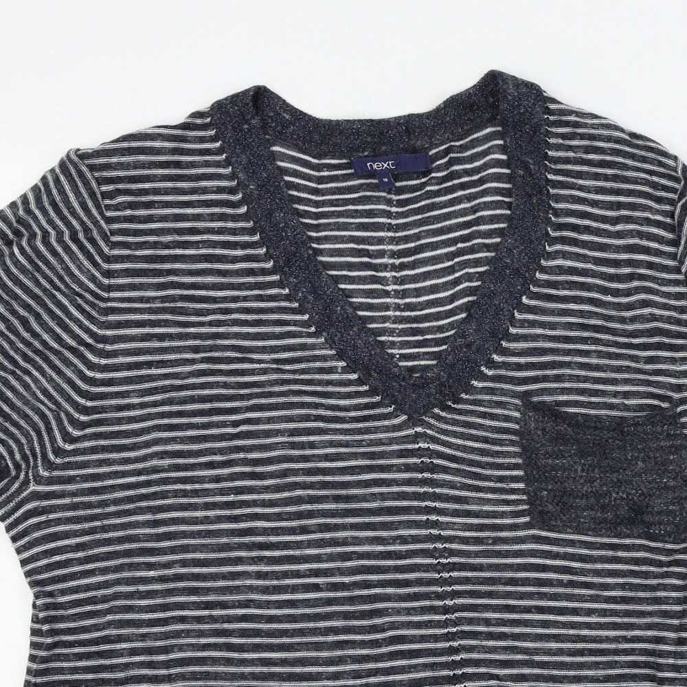Womens UK Size 14 NEXT Blue Basic T-Shirt