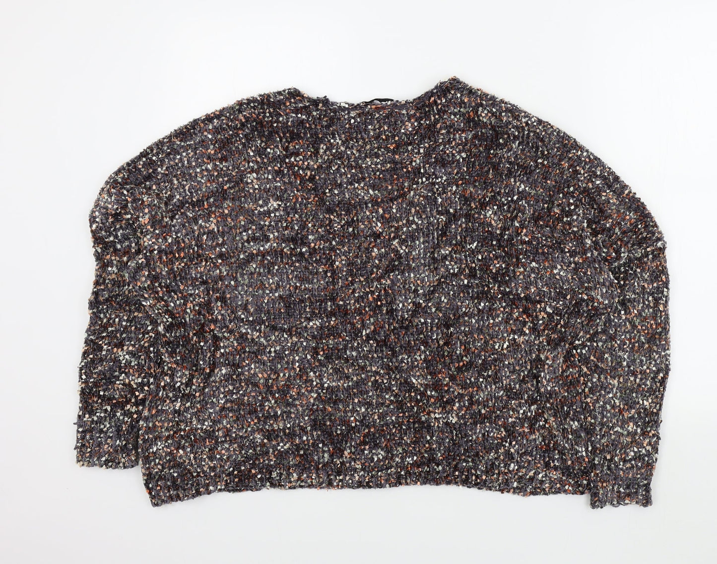 Womens UK Size S Wild flower Multicoloured Cardigan Jumper