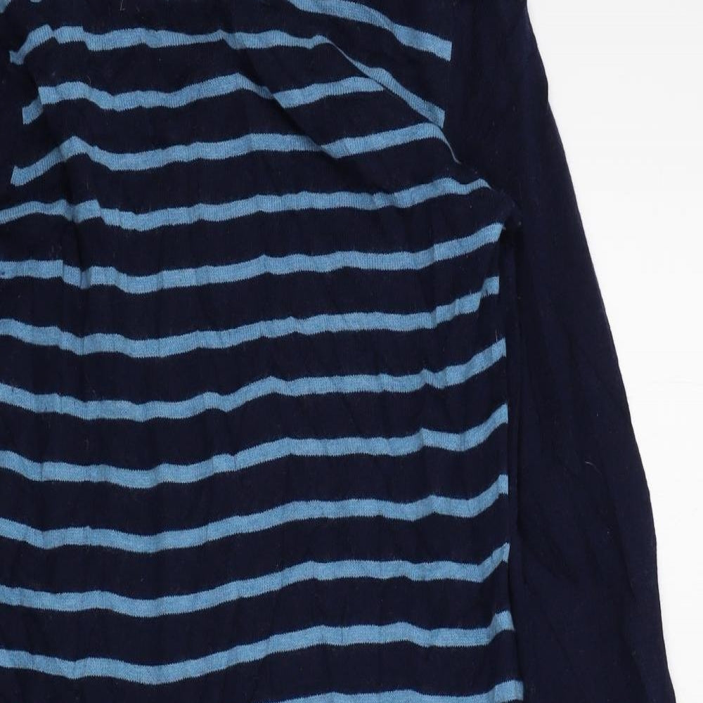 Crew Clothing Womens Blue Striped  Jumper Dress