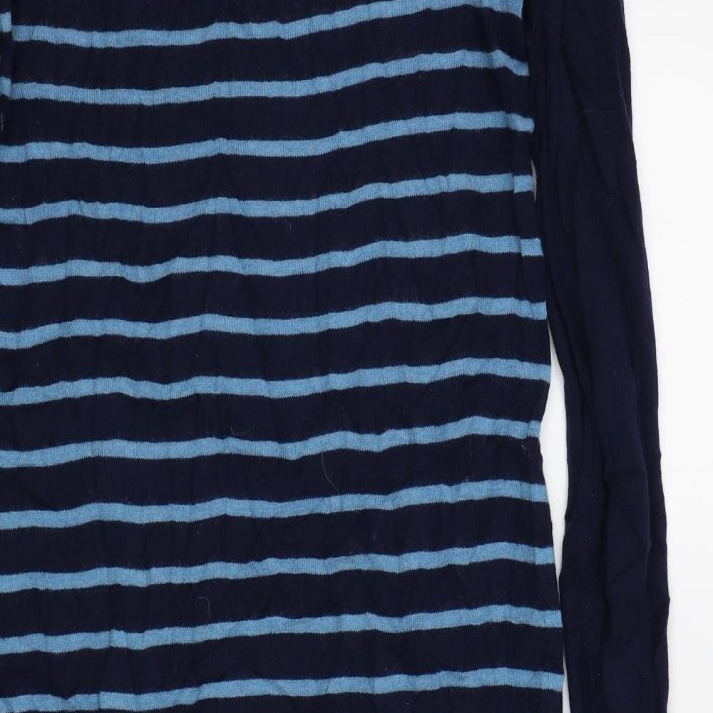 Crew Clothing Womens Blue Striped  Jumper Dress