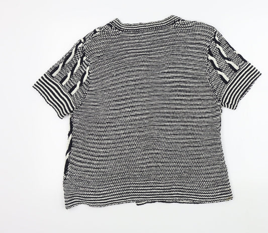 Womens UK Size XL Roman Black Cardigan Jumper