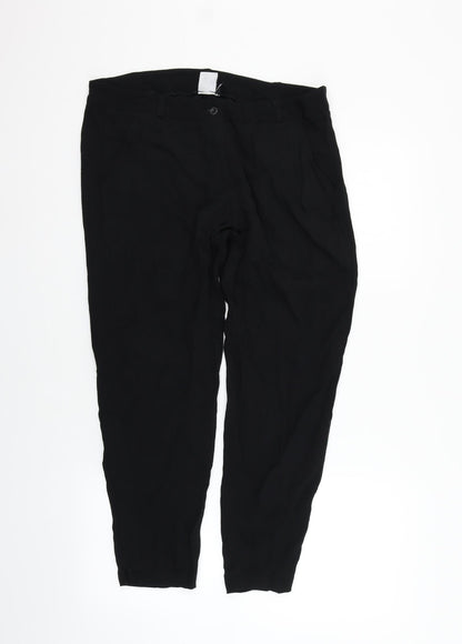 miss captain trend Womens Black   Trousers  Size 12 L22 in