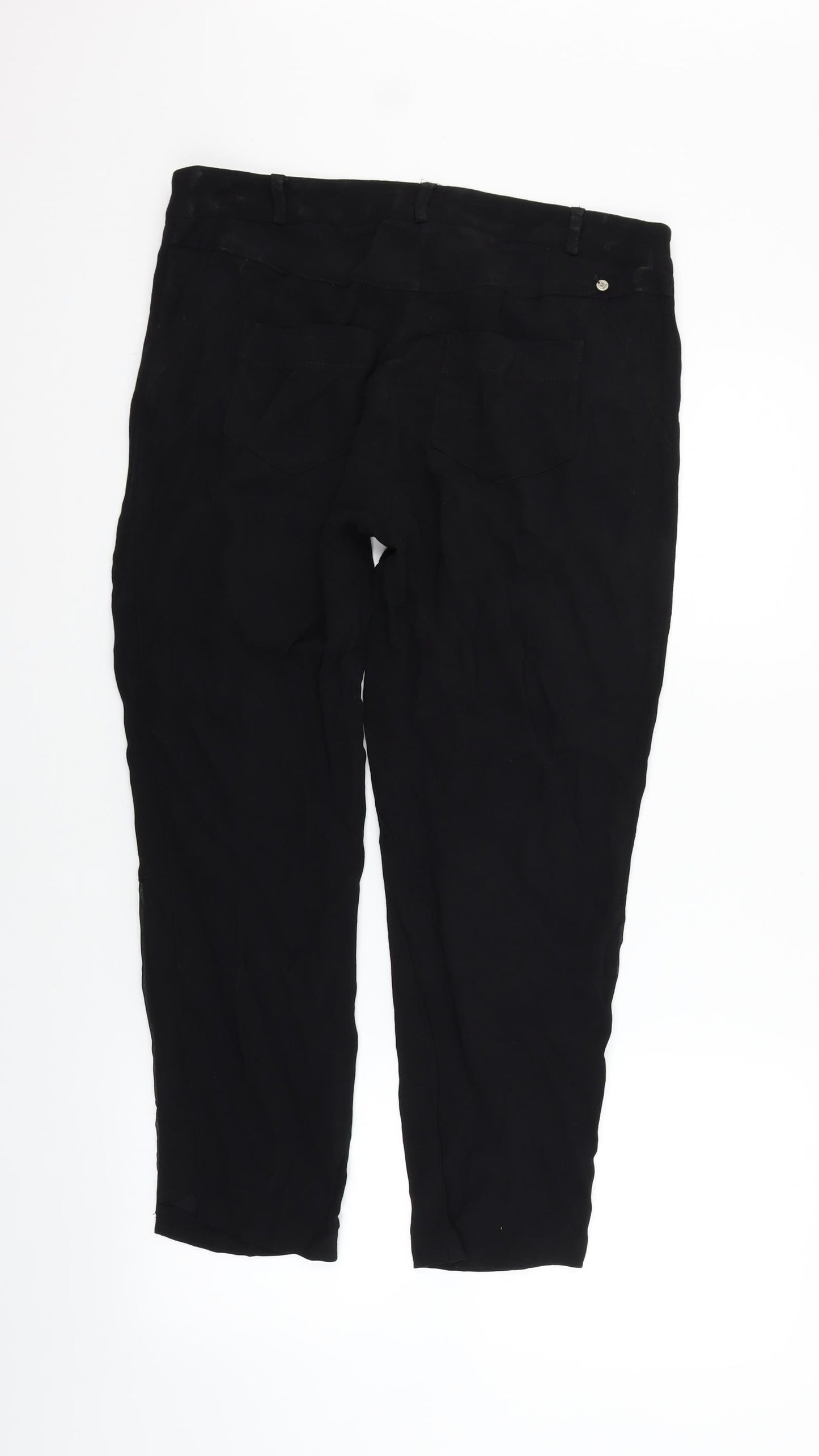 miss captain trend Womens Black   Trousers  Size 12 L22 in