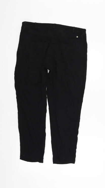 miss captain trend Womens Black   Trousers  Size 12 L22 in