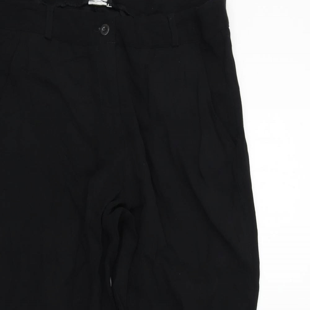 miss captain trend Womens Black   Trousers  Size 12 L22 in