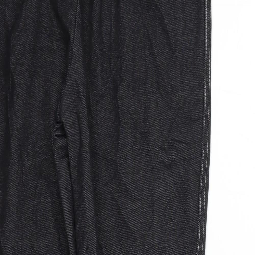 F&F Womens Black   Trousers  Size 12 L27 in