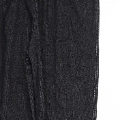 F&F Womens Black   Trousers  Size 12 L27 in