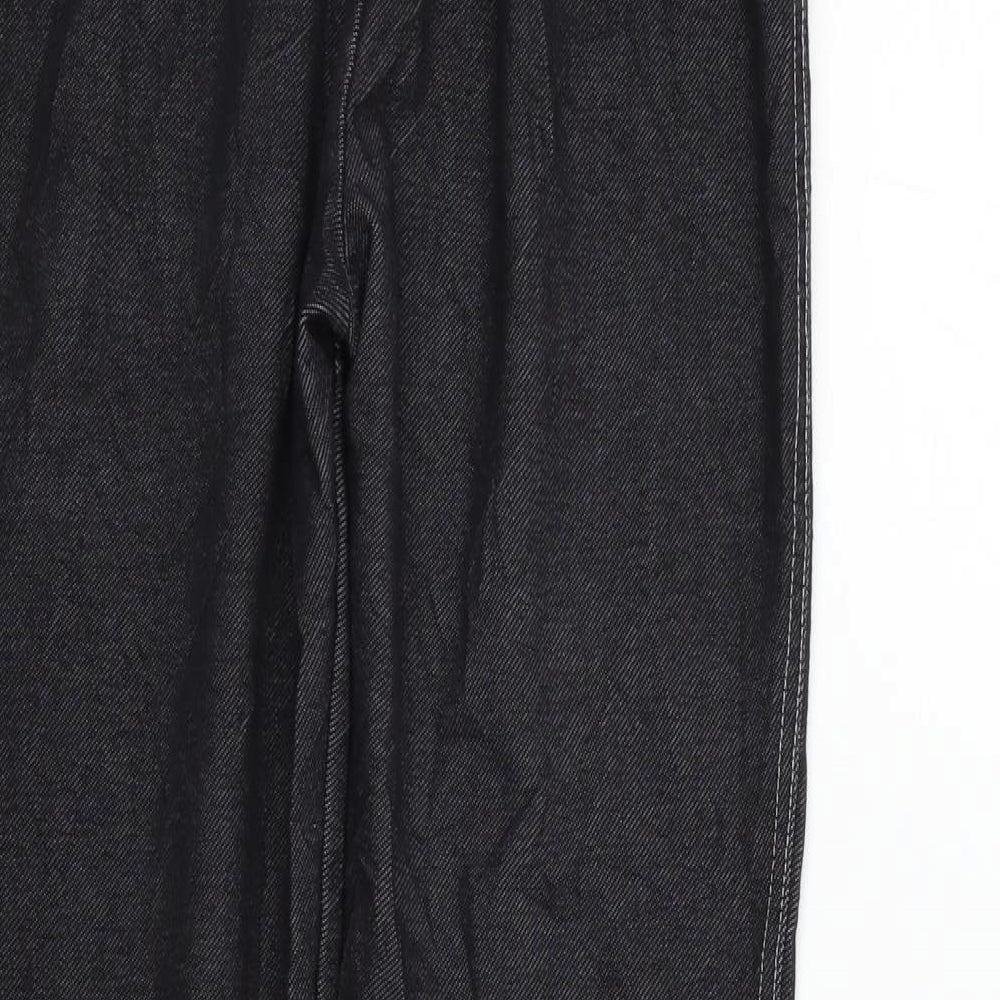 F&F Womens Black   Trousers  Size 12 L27 in