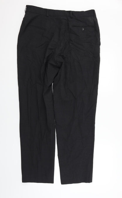 GREENWOOD Mens Grey   Trousers  Size 35 in L30 in