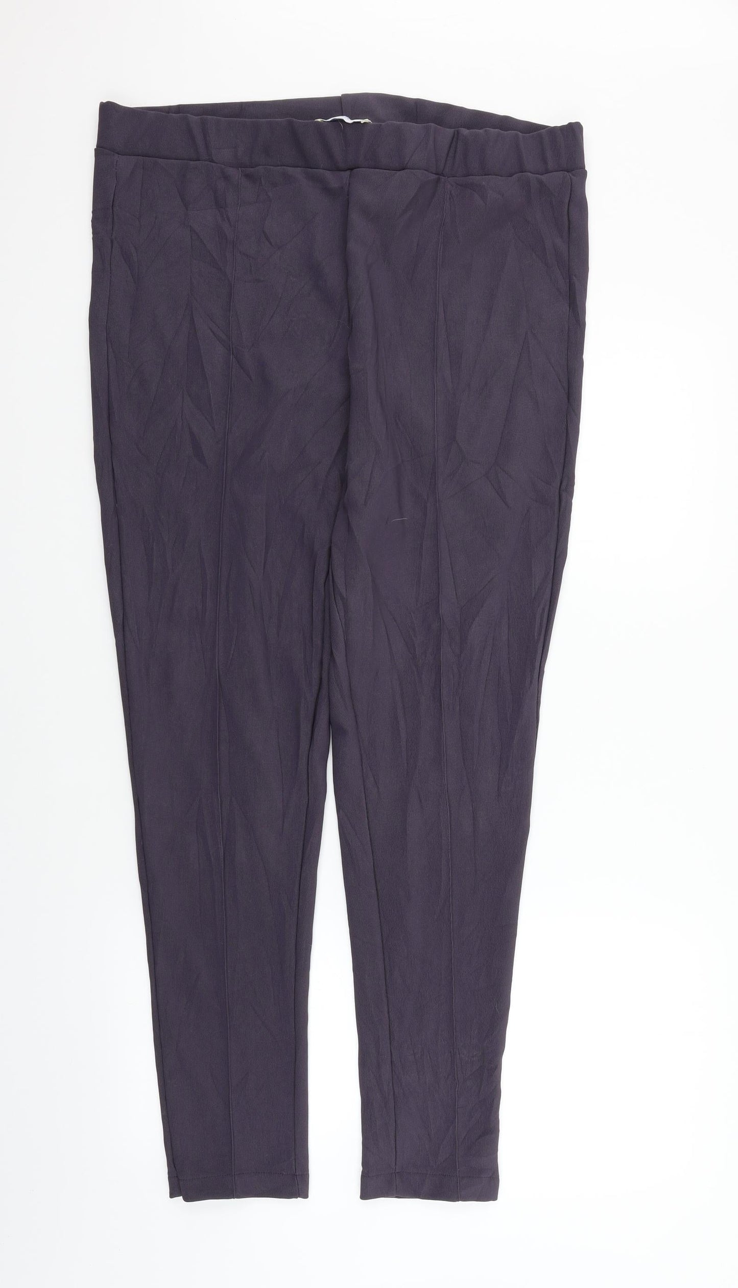 ananor Womens Purple   Trousers  Size 20 L28 in