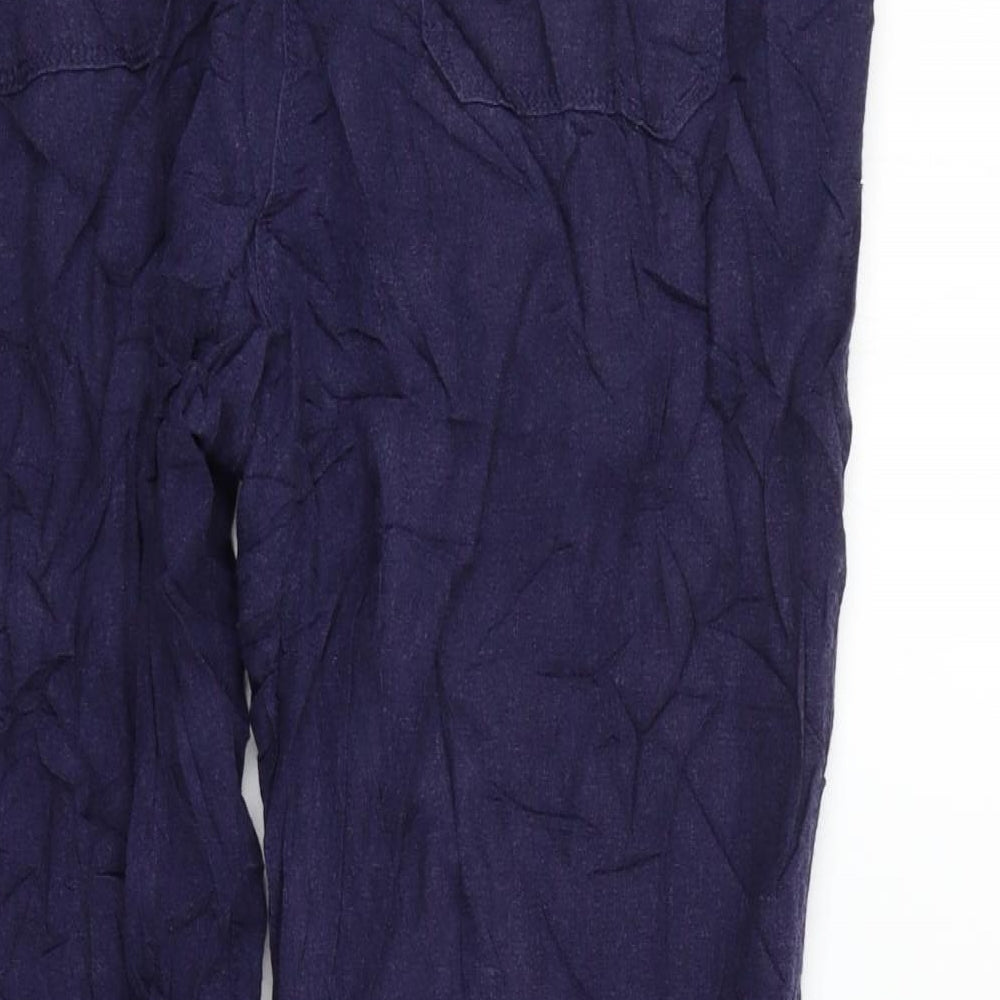 Marks and Spencer Womens Black   Trousers  Size 14 L26 in