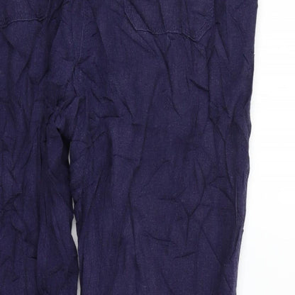 Marks and Spencer Womens Black   Trousers  Size 14 L26 in