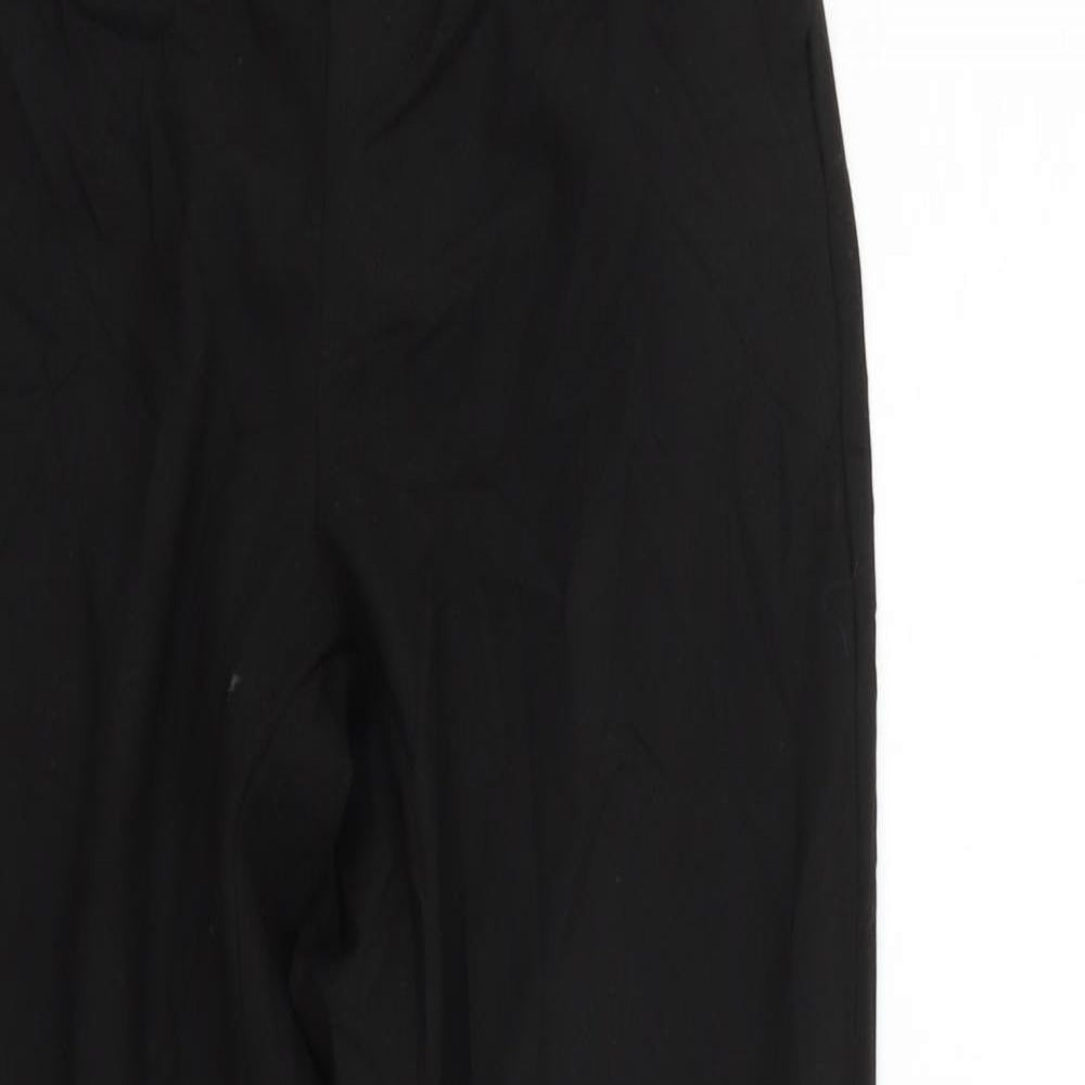 Savioa Womens Black   Trousers  Size 8 L26 in