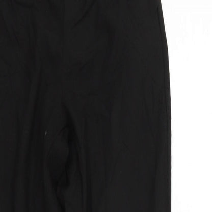 Savioa Womens Black   Trousers  Size 8 L26 in