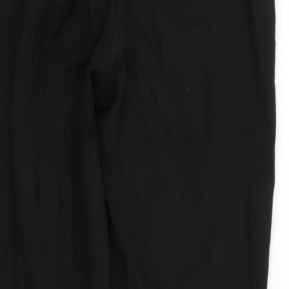 Savioa Womens Black   Trousers  Size 8 L26 in