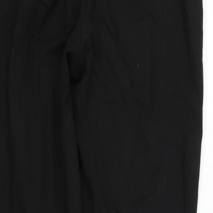 Savioa Womens Black   Trousers  Size 8 L26 in