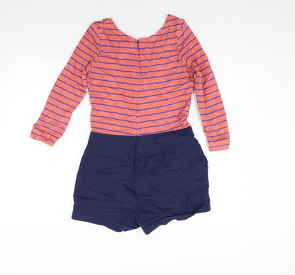 Cooperative Womens Pink Striped  Jumpsuit One-Piece Size S