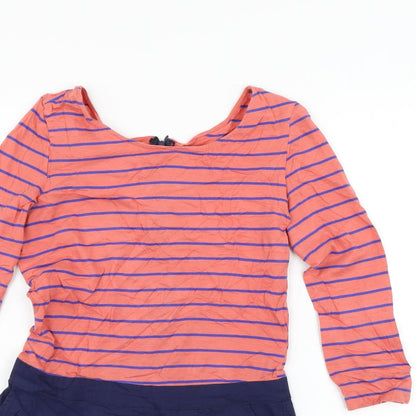 Cooperative Womens Pink Striped  Jumpsuit One-Piece Size S