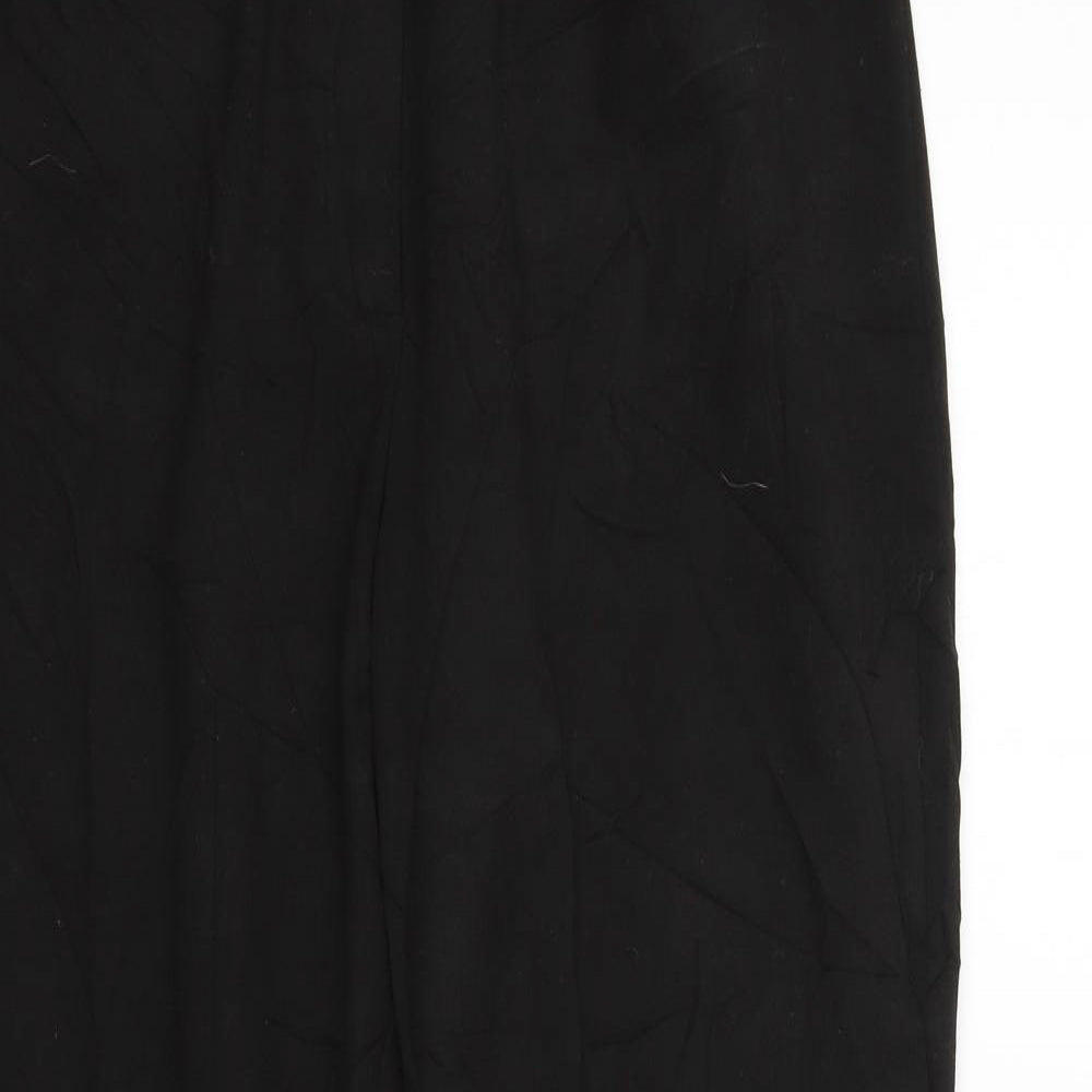 Womens UK Size 14 BHS Regular Fit  Black Trousers