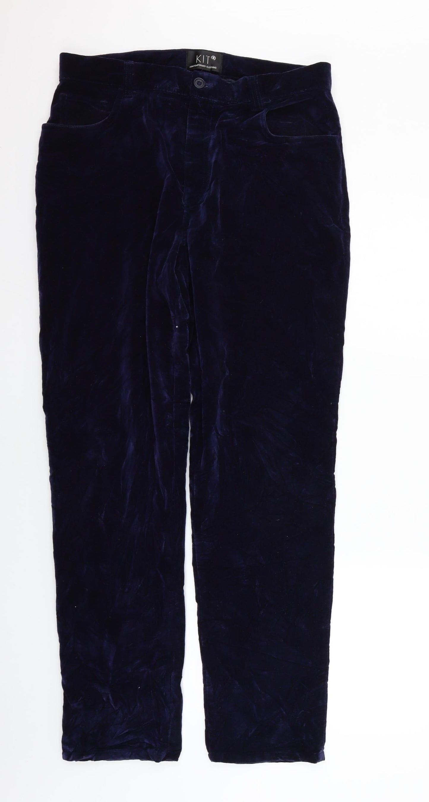 Womens UK Size 36 in Kit Regular Fit  Blue Trousers
