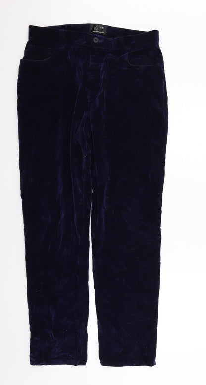 Womens UK Size 36 in Kit Regular Fit  Blue Trousers