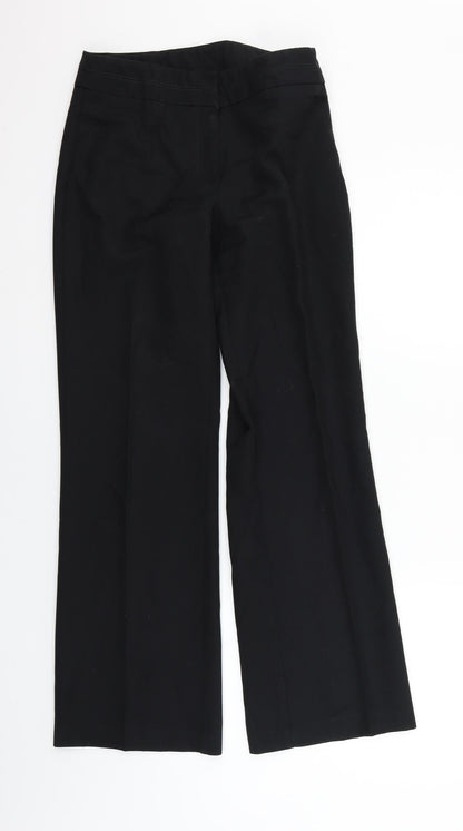Womens UK Size 8 Marks and Spencer Regular Fit  Black Trousers