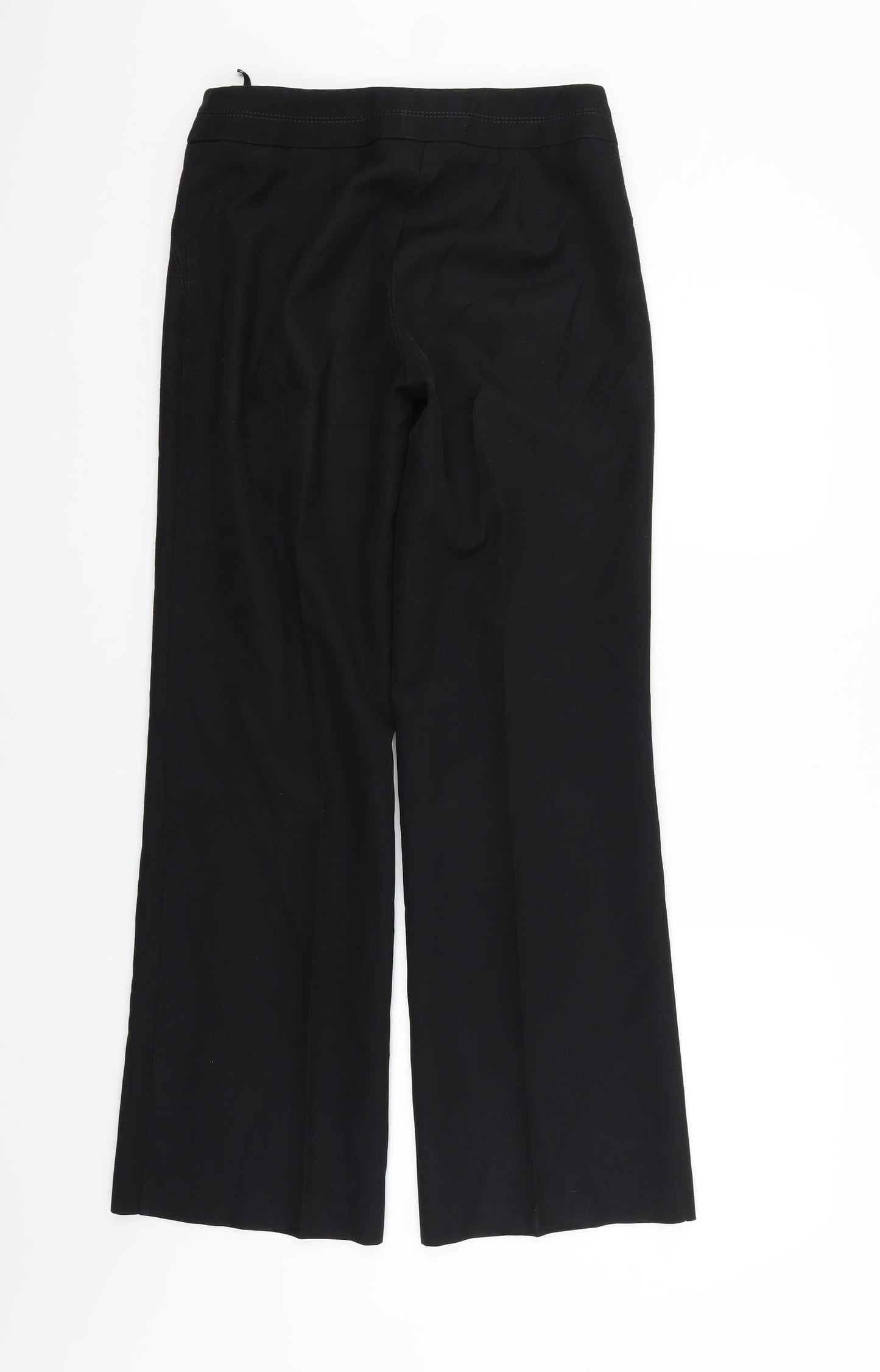 Womens UK Size 8 Marks and Spencer Regular Fit  Black Trousers