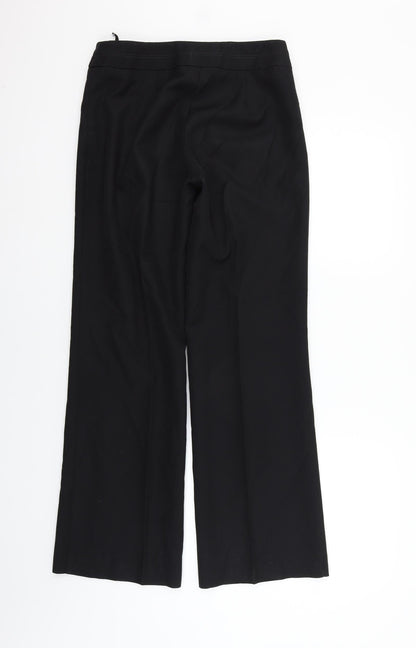 Womens UK Size 8 Marks and Spencer Regular Fit  Black Trousers