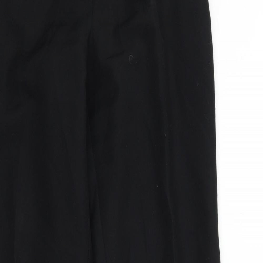 Womens UK Size 8 Marks and Spencer Regular Fit  Black Trousers