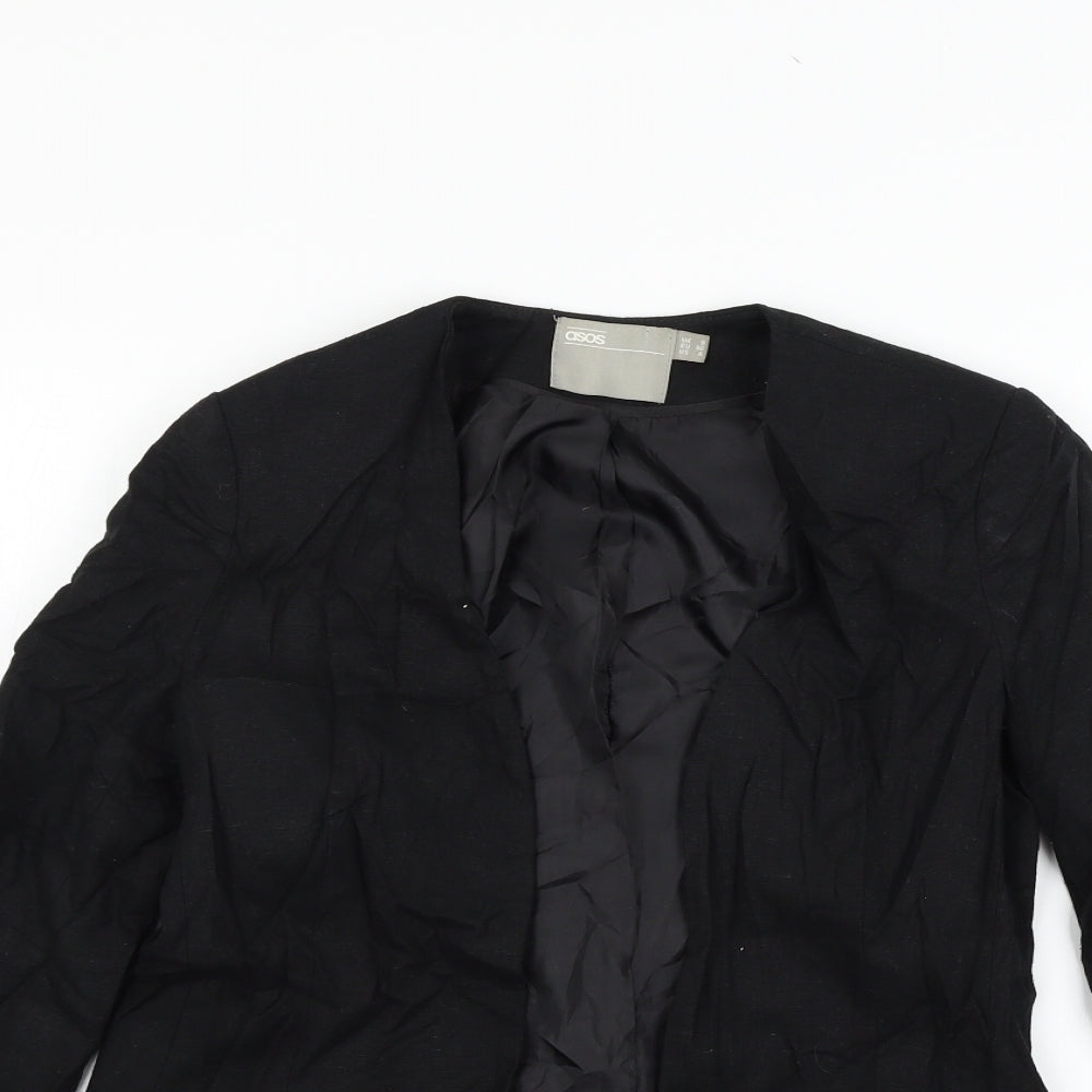 ASOS Womens Black   Jacket Blazer Size 8