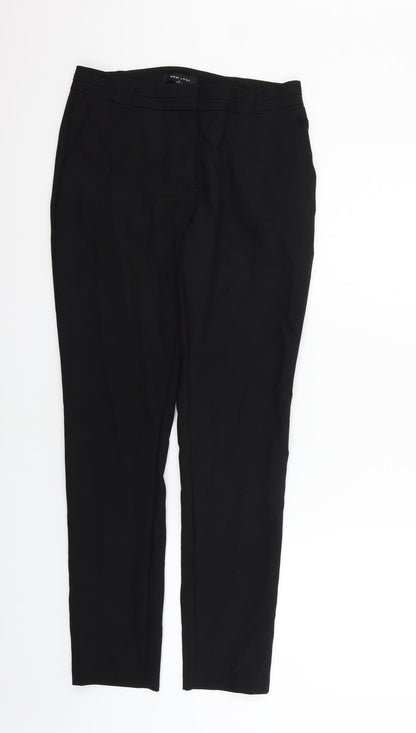 New Look Womens Black   Trousers  Size 10 L28 in