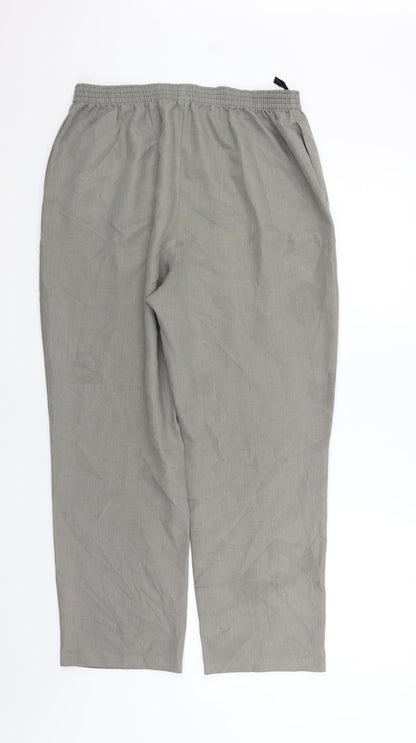 Womens UK Size 14 BHS Regular Fit  Green Trousers