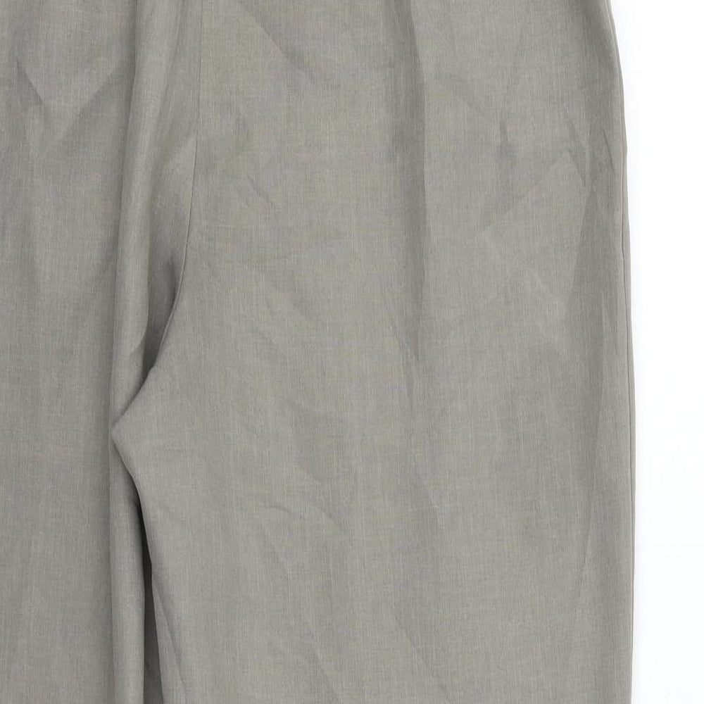 Womens UK Size 14 BHS Regular Fit  Green Trousers