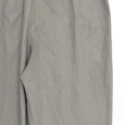 Womens UK Size 14 BHS Regular Fit  Green Trousers