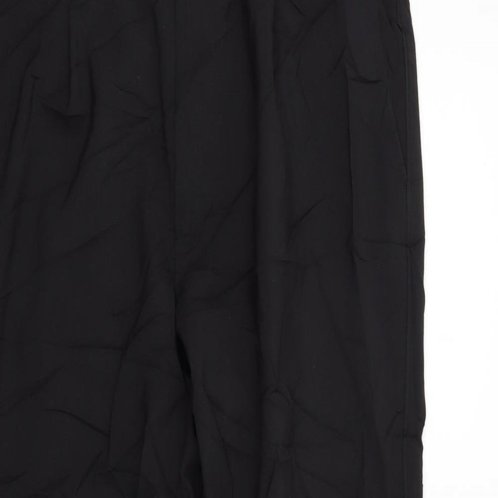 Womens UK Size 34 in Marks and Spencer Regular Fit  Black Trousers