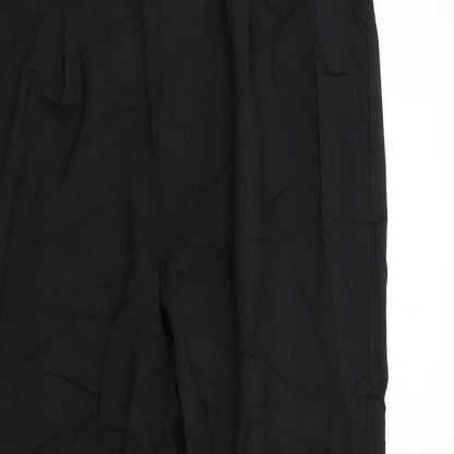 Womens UK Size 34 in Marks and Spencer Regular Fit  Black Trousers