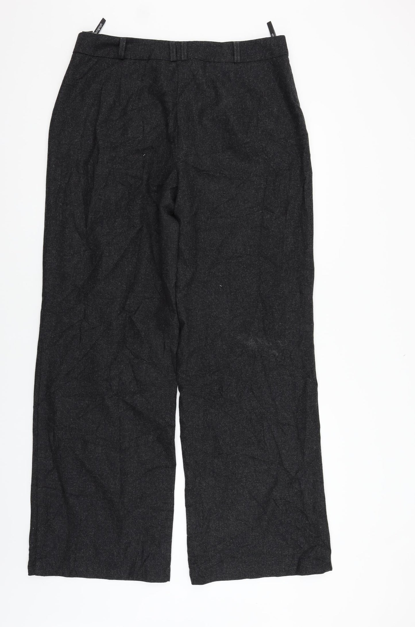 Womens UK Size 14 Marks and Spencer Regular Fit  Grey Trousers