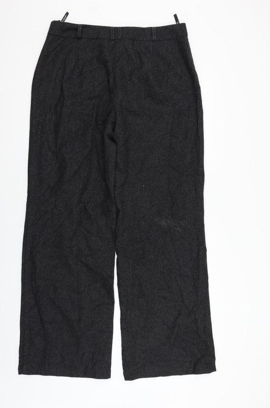 Womens UK Size 14 Marks and Spencer Regular Fit  Grey Trousers
