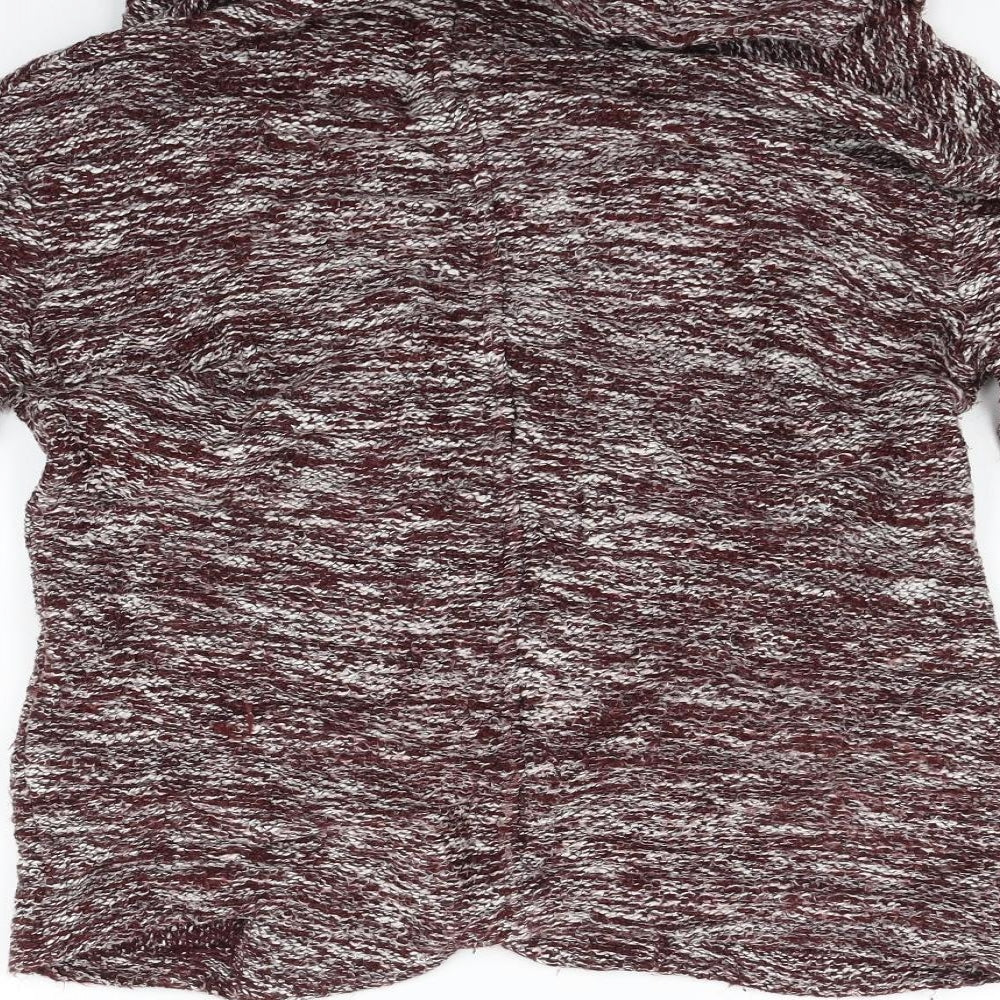 Womens UK Size S Stradivarius Red Cardigan Jumper