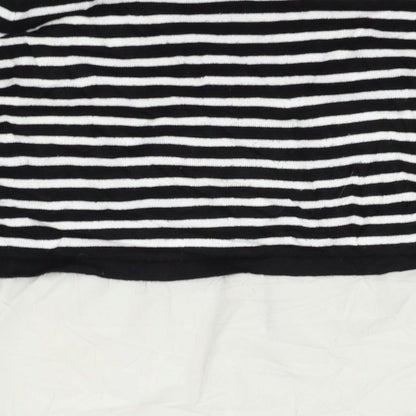 Atmosphere Womens Black Striped  Pullover Jumper Size 6