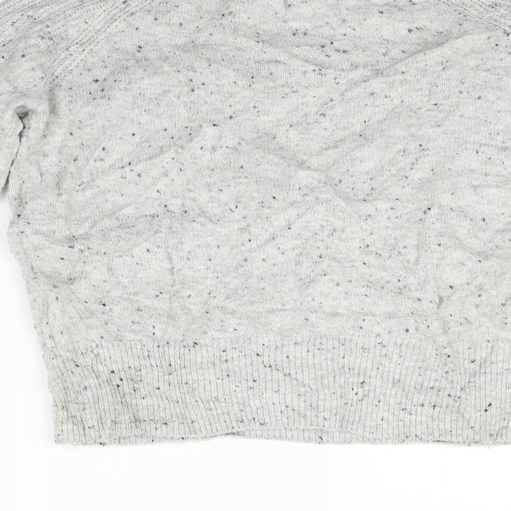 Womens UK Size S Marks and Spencer Grey Pullover Jumper