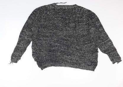 Papaya Womens Grey   Pullover Jumper Size L