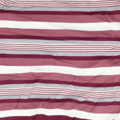 EWM Womens Purple Polka Dot  Pullover Jumper Size M